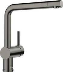 Кухонный смеситель BLANCO LINUS тёмная сталь (satin dark steel)