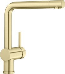 Кухонный смеситель BLANCO LINUS атласное золото (satin gold)