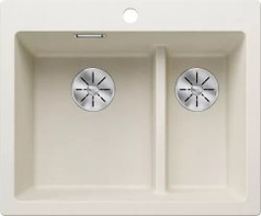 Кухонная мойка BLANCO PLEON 6 Split мягкий белый