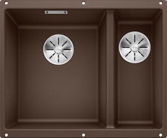 Кухонная мойка SUBLINE 340/160U кофе (большая чаша слева)