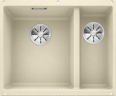 Кухонная мойка SUBLINE 340/160U жасмин (большая чаша слева)